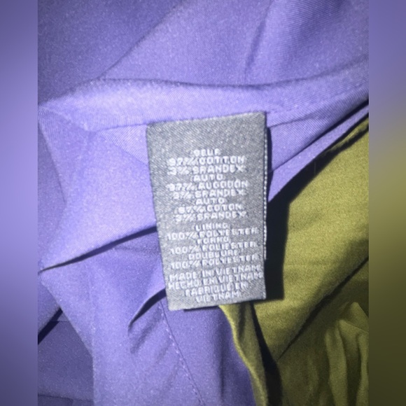 Vince Camuto Floral Purple and Green Women's Dress - Picture 4 of 4